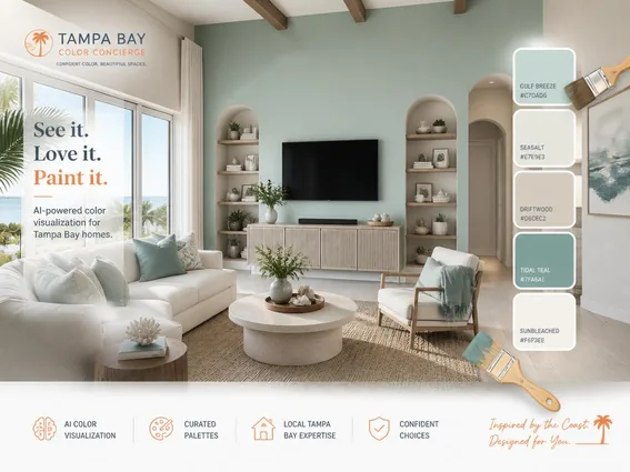 AI Color Concierge for Tampa Bay home painting projects